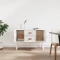 vidaXL Aparador madera maciza de pino blanco 110x40x78 cm vidaXL Aparador madera maciza de pino blanco 110x40x78 cm