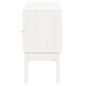 vidaXL Aparador madera maciza de pino blanco 110x40x78 cm vidaXL Aparador madera maciza de pino blanco 110x40x78 cm