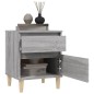 vidaXL Mesita de noche gris Sonoma 40x35x50 cm vidaXL Mesita de noche gris Sonoma 40x35x50 cm