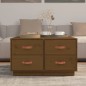 vidaXL Mesa de centro madera maciza de pino marrón miel 80x80x45 cm vidaXL Mesa de centro madera maciza de pino marrón miel 80x80x45 cm