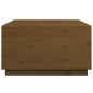 vidaXL Mesa de centro madera maciza de pino marrón miel 80x80x45 cm vidaXL Mesa de centro madera maciza de pino marrón miel 80x80x45 cm
