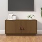 vidaXL Mueble de TV madera maciza de pino marrón miel 80x34x40 cm vidaXL Mueble de TV madera maciza de pino marrón miel 80x34x40 cm