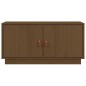 vidaXL Mueble de TV madera maciza de pino marrón miel 80x34x40 cm vidaXL Mueble de TV madera maciza de pino marrón miel 80x34x40 cm
