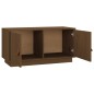 vidaXL Mueble de TV madera maciza de pino marrón miel 80x34x40 cm vidaXL Mueble de TV madera maciza de pino marrón miel 80x34x40 cm