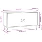 vidaXL Mueble de TV madera maciza de pino marrón miel 80x34x40 cm vidaXL Mueble de TV madera maciza de pino marrón miel 80x34x40 cm