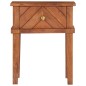 vidaXL Mesita de noche de madera maciza de acacia 40x40x50 cm