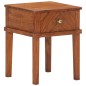 vidaXL Mesita de noche de madera maciza de acacia 40x40x50 cm