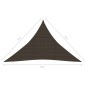 vidaXL Toldo de vela marrón HDPE 160 g/m² 5x5x6 m vidaXL Toldo de vela marrón HDPE 160 g/m² 5x5x6 m