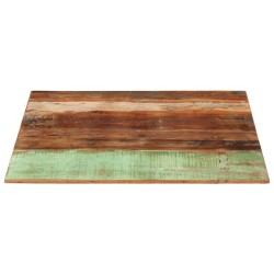 vidaXL Tablero mesa cuadrada madera reciclada maciza 80x80 cm 15-16 mm