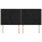vidaXL Cabeceros 4 unidades de terciopelo negro 80x5x78/88 cm vidaXL Cabeceros 4 unidades de terciopelo negro 80x5x78/88 cm