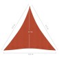 vidaXL Toldo de vela HDPE terracota 160 g/m² 4,5x4,5x4,5 m vidaXL Toldo de vela HDPE terracota 160 g/m² 4,5x4,5x4,5 m