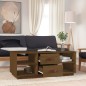vidaXL Mesa de centro madera maciza de pino marrón miel 100x50x41 cm vidaXL Mesa de centro madera maciza de pino marrón miel 100x50x41 cm