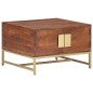 vidaXL Mesa de centro madera maciza de acacia marrón miel 67x67x45 cm vidaXL Mesa de centro madera maciza de acacia marrón miel 67x67x45 cm