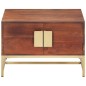 vidaXL Mesa de centro madera maciza de acacia marrón miel 67x67x45 cm vidaXL Mesa de centro madera maciza de acacia marrón miel 67x67x45 cm