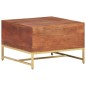 vidaXL Mesa de centro madera maciza de acacia marrón miel 67x67x45 cm vidaXL Mesa de centro madera maciza de acacia marrón miel 67x67x45 cm
