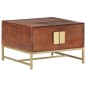vidaXL Mesa de centro madera maciza de acacia marrón miel 67x67x45 cm vidaXL Mesa de centro madera maciza de acacia marrón miel 67x67x45 cm