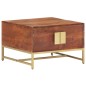 vidaXL Mesa de centro madera maciza de acacia marrón miel 67x67x45 cm vidaXL Mesa de centro madera maciza de acacia marrón miel 67x67x45 cm