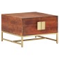 vidaXL Mesa de centro madera maciza de acacia marrón miel 67x67x45 cm vidaXL Mesa de centro madera maciza de acacia marrón miel 67x67x45 cm