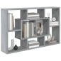 vidaXL Estantería de pared contrachapada gris Sonoma 85x16x52,5 cm vidaXL Estantería de pared contrachapada gris Sonoma 85x16x52,5 cm