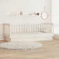 vidaXL Sofá cama madera maciza de pino blanco 80x200 cm vidaXL Sofá cama madera maciza de pino blanco 80x200 cm