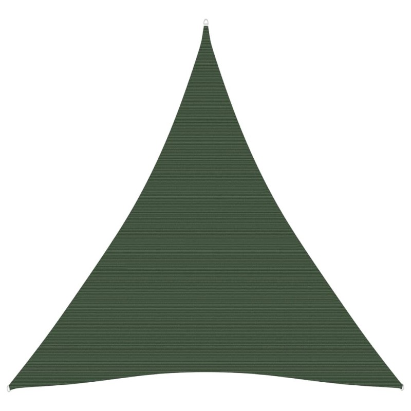 vidaXL Toldo de vela HDPE verde oscuro 160 g/m² 4x5x5 m vidaXL Toldo de vela HDPE verde oscuro 160 g/m² 4x5x5 m