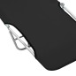 vidaXL Tumbonas plegables 2 unidades acero y tela negras vidaXL Tumbonas plegables 2 unidades acero y tela negras