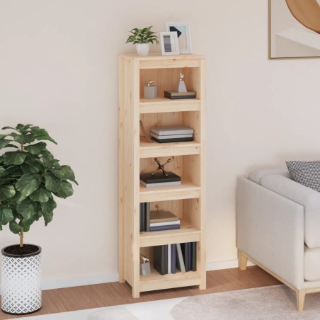 vidaXL Estantería madera maciza de pino 50x35x154 cm
