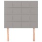 vidaXL Cabeceros 2 unidades de tela gris claro 80x5x78/88 cm vidaXL Cabeceros 2 unidades de tela gris claro 80x5x78/88 cm