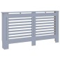 vidaXL Cubierta para radiador MDF gris antracita 152x19x81,5 cm vidaXL Cubierta para radiador MDF gris antracita 152x19x81,5 cm