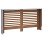 vidaXL Cubierta para radiador MDF gris antracita 152x19x81,5 cm vidaXL Cubierta para radiador MDF gris antracita 152x19x81,5 cm