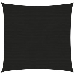 vidaXL Toldo de vela negro HDPE 160 g/m² 2,5x2,5 m