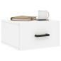 vidaXL Mesita de noche de pared blanco 35x35x20 cm vidaXL Mesita de noche de pared blanco 35x35x20 cm