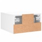vidaXL Mesita de noche de pared blanco 35x35x20 cm vidaXL Mesita de noche de pared blanco 35x35x20 cm
