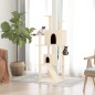 vidaXL Rascador para gatos con postes de sisal crema 153 cm vidaXL Rascador para gatos con postes de sisal crema 153 cm