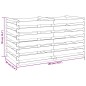 vidaXL Compostador de tablas de madera de pino impregnada 180x90x90 cm