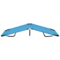 vidaXL Tumbona plegable de acero azul turquesa vidaXL Tumbona plegable de acero azul turquesa