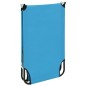 vidaXL Tumbona plegable de acero azul turquesa vidaXL Tumbona plegable de acero azul turquesa