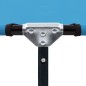 vidaXL Tumbona plegable de acero azul turquesa vidaXL Tumbona plegable de acero azul turquesa