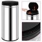 vidaXL Cubo de basura con sensor automático 80 L acero inoxidable vidaXL Cubo de basura con sensor automático 80 L acero inoxidable