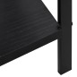 vidaXL Estantería de 4 niveles madera ingeniería negro 60x27,6x124,5cm vidaXL Estantería de 4 niveles madera ingeniería negro 60x27,6x124,5cm
