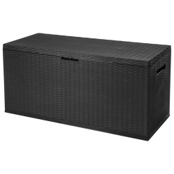 ProGarden Caja de almacenaje para jardín gris oscuro 312 L