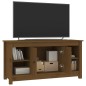 vidaXL Mueble de TV madera maciza de pino marrón miel 103x36,5x52 cm vidaXL Mueble de TV madera maciza de pino marrón miel 103x36,5x52 cm
