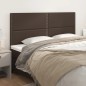 vidaXL Cabeceros 4 unidades de cuero sintético marrón 90x5x78/88 cm vidaXL Cabeceros 4 unidades de cuero sintético marrón 90x5x78/88 cm