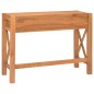vidaXL Escritorio con 2 cajones madera de teca 100x40x75 cm vidaXL Escritorio con 2 cajones madera de teca 100x40x75 cm