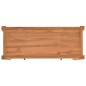 vidaXL Escritorio con 2 cajones madera de teca 100x40x75 cm vidaXL Escritorio con 2 cajones madera de teca 100x40x75 cm