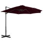 vidaXL Sombrilla voladiza con poste de aluminio 300 cm roja vidaXL Sombrilla voladiza con poste de aluminio 300 cm roja