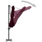 vidaXL Sombrilla voladiza con poste de aluminio 300 cm roja vidaXL Sombrilla voladiza con poste de aluminio 300 cm roja