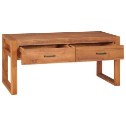 vidaXL Mueble de TV de madera de teca 100x40x45 cm