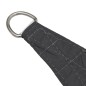 vidaXL Toldo de vela triangular tela Oxford gris antracita 5x7x7 m vidaXL Toldo de vela triangular tela Oxford gris antracita 5x7x7 m