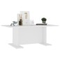 vidaXL Mesa de centro de madera contrachapada blanco 103,5x60x40 cm